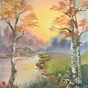 hazy-sundown-serene-nature-landscape