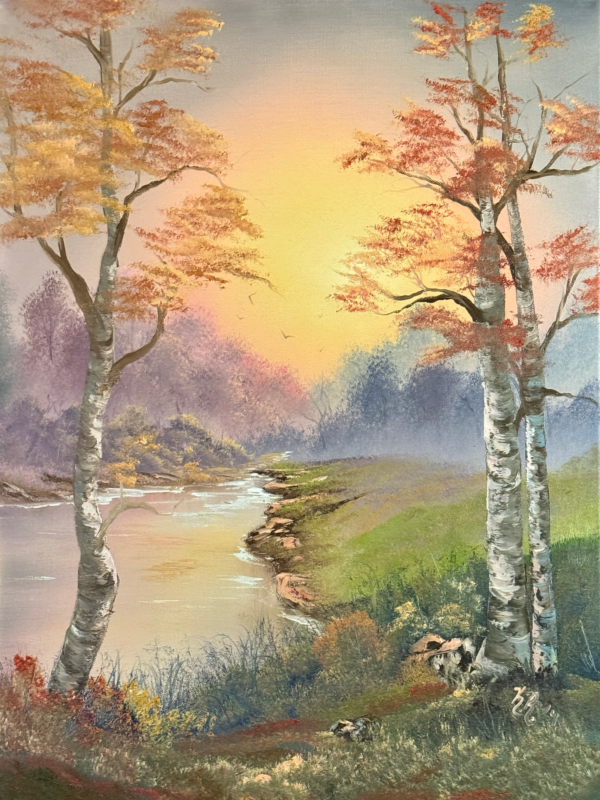 hazy-sundown-serene-nature-landscape
