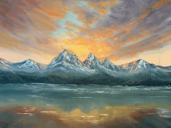 warm-mountain-sundown-painting